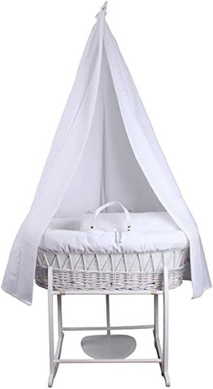 Waffle Moses Basket Starter Set - White 1