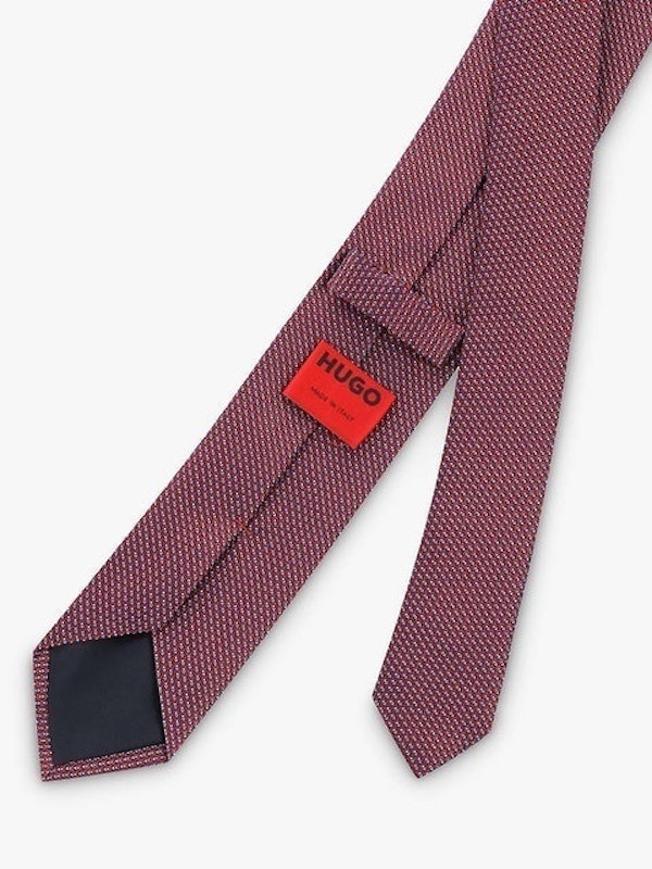 HUGO Jacquard Silk Tie 1