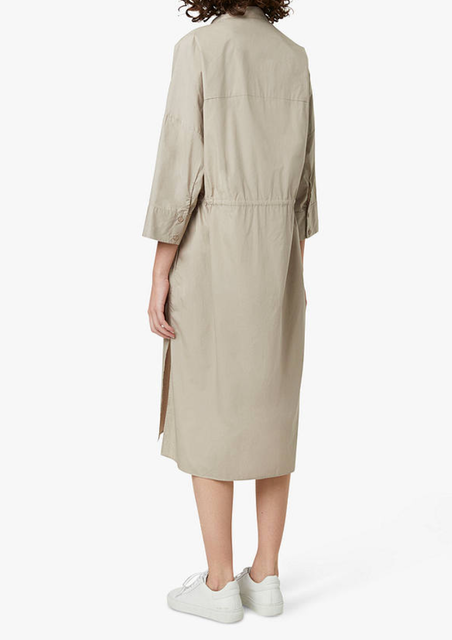 Adoni Cotton Poplin Shirt Dress 2