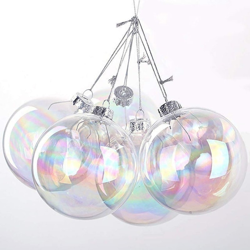 Iridescent Glass Bauble 1