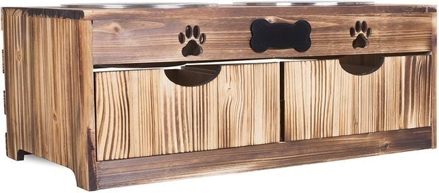Dog Food Feeding Stand 1