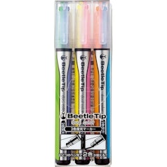 Beetle Tip Dual Color Highlighter