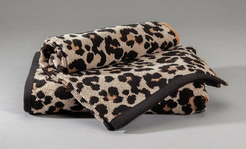 Home Leopard Print 4 Piece Towel Bale 2
