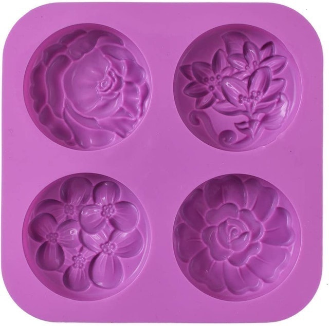 Flower Silicone Soap Moulds 1