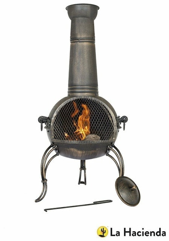 Extra Large Steel Chiminea 1