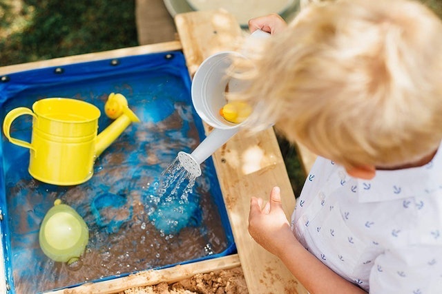 Surfside Wooden Sand and Water Picnic Table 3