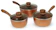 JML Copper Stone Pan Set with Lids 1