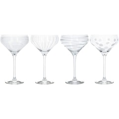 'Cheers' Champagne Saucers