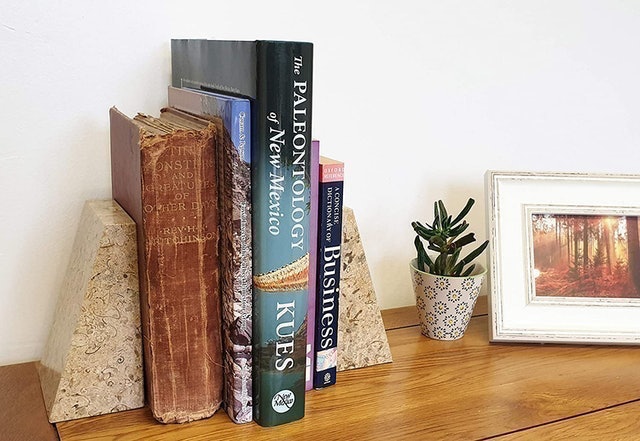 Marble Wedge Bookends 2