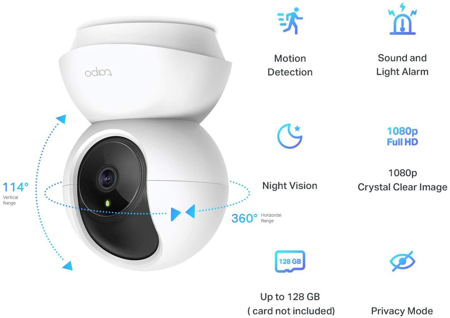 Tapo Pan Tilt Home Smart Security Camera 2