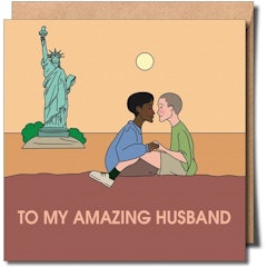To My Amazing Husband New York Card