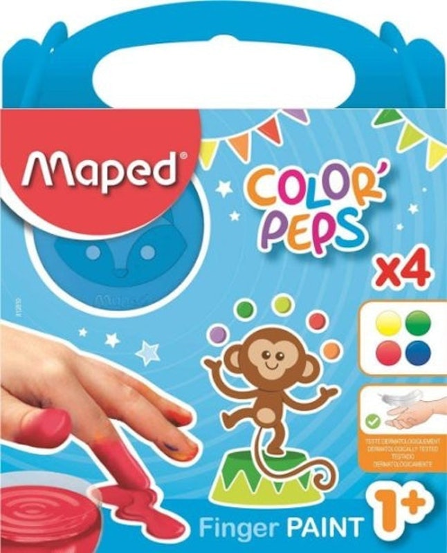 Maped Creative DIY Fingerpant Kit for Kids | Early Age Activity Kit | Kid's  First FINGERPAINT Kit | FINGERPAINT Set