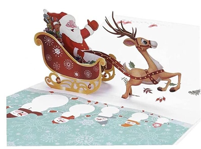 Pop-Up Christmas Card - Santa 1