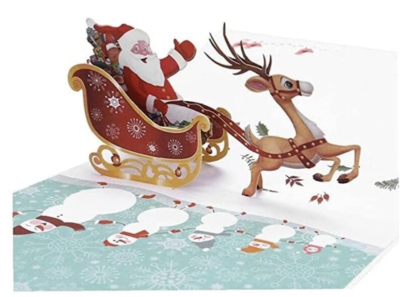 Pop-Up Christmas Card - Santa 1