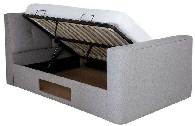 Jakob Double TV Ottoman Bed Frame 3