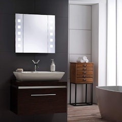 LED Illuminated Bathroom Mirror