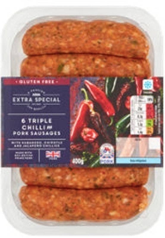 Extra Special Pork & Three Chilli Sausages 1