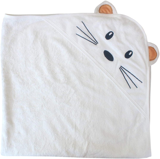 Premium Bamboo Hooded Baby Bath Towel Set 2