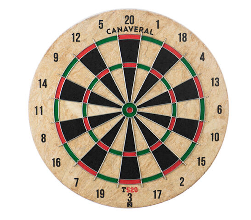 STEEL TIP DARTBOARD T 520 1