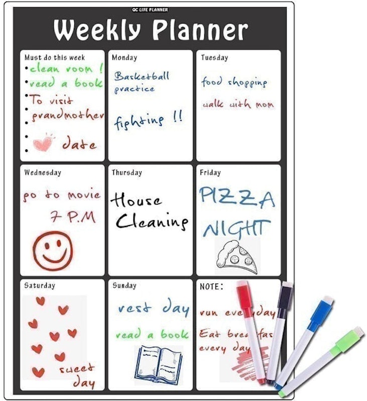 Magnetic Whiteboard Calendar 1