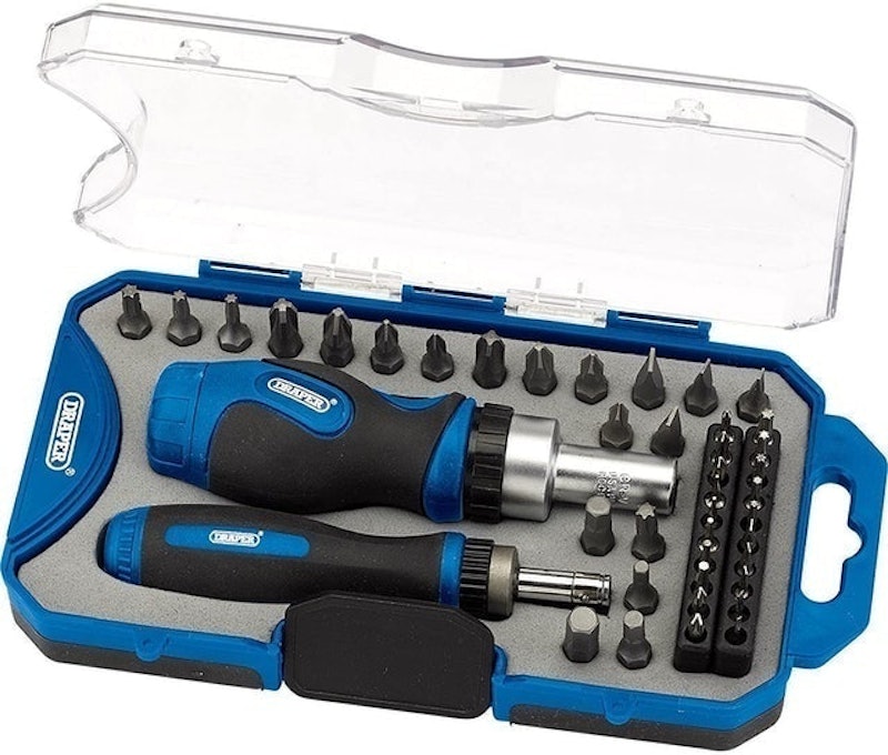 Ratchet Screwdriver and Bit 42 Piece Set 1