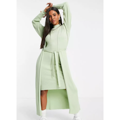 Knitted Co-ord In Sage