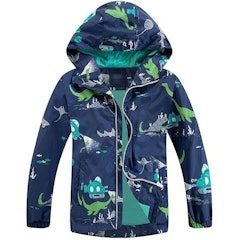 Boys Dinosaur Waterproof Jacket