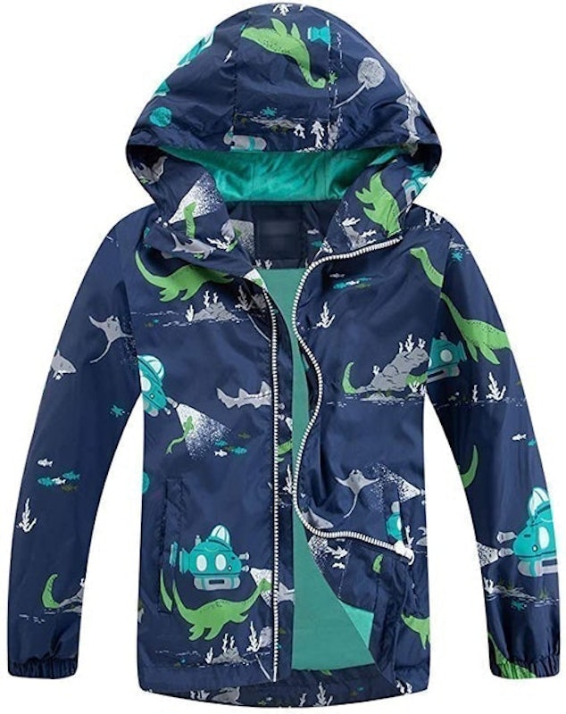 Boys Dinosaur Waterproof Jacket 1