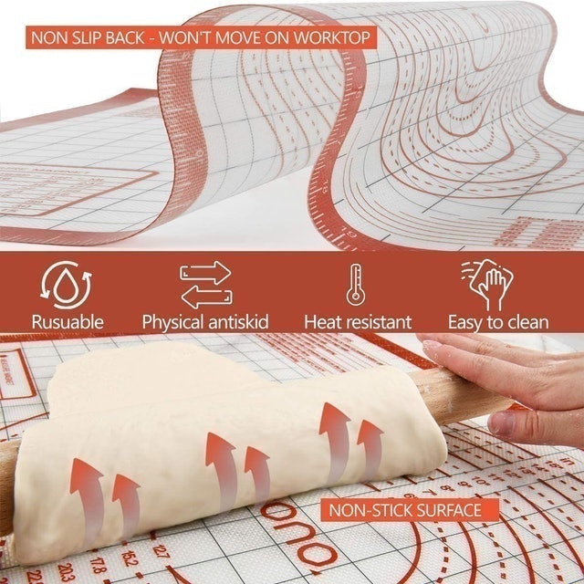 Eono Extra Large Silicone Baking Mat 5