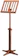 König & Meyler 11617 Wooden Music Stand 1