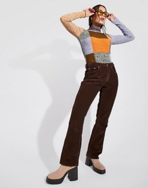 Low Rise Rigid Flared Jeans 1