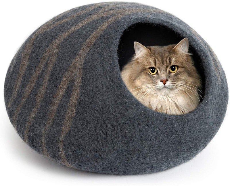 Premium Felt Cat Bed Cave 1