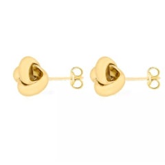 18ct Gold Knot Earrings