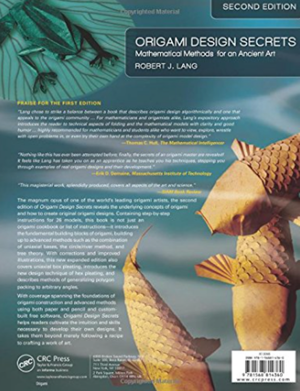 Origami Design Secrets: Mathematical Methods for an Ancient Art 2