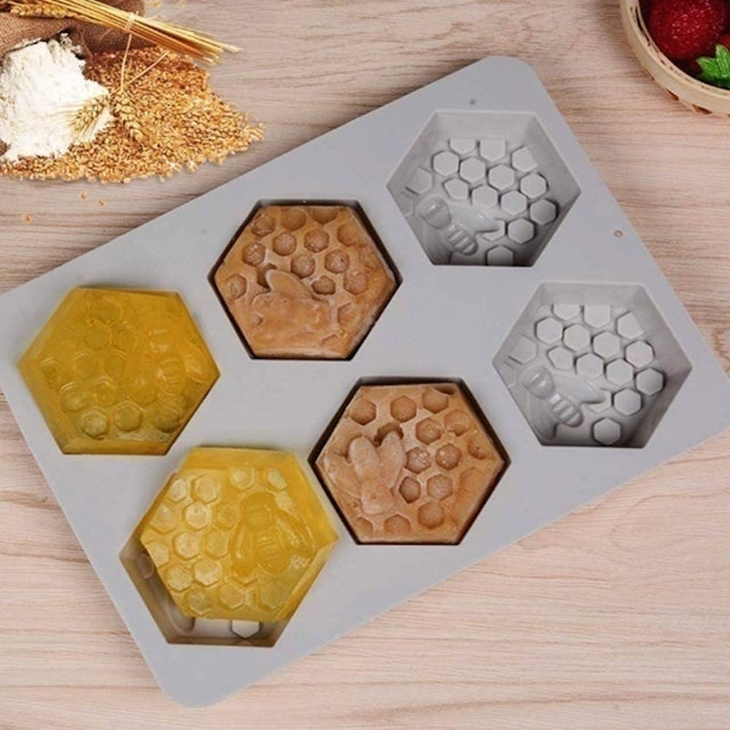 3D Honeycomb Silicone Soap Mould 5