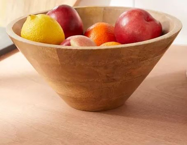 Mango Wood Salad Bowl 4