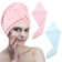 Sensousong 2 Pack Microfibre Hair Towels 1