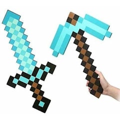 Blue Diamond Sword and Pickaxe Set