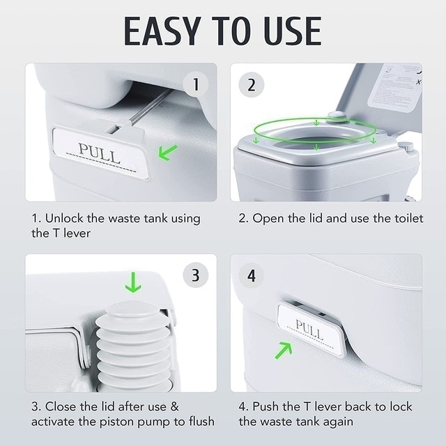20L Portable Camping Toilet 3