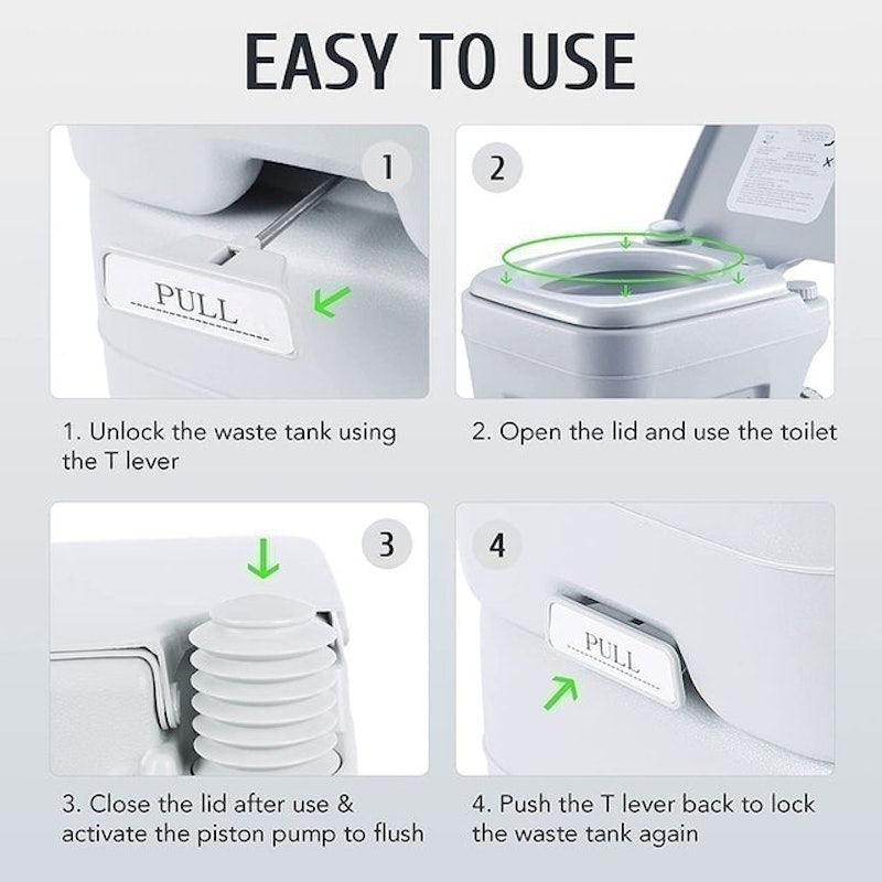 20L Portable Camping Toilet 3