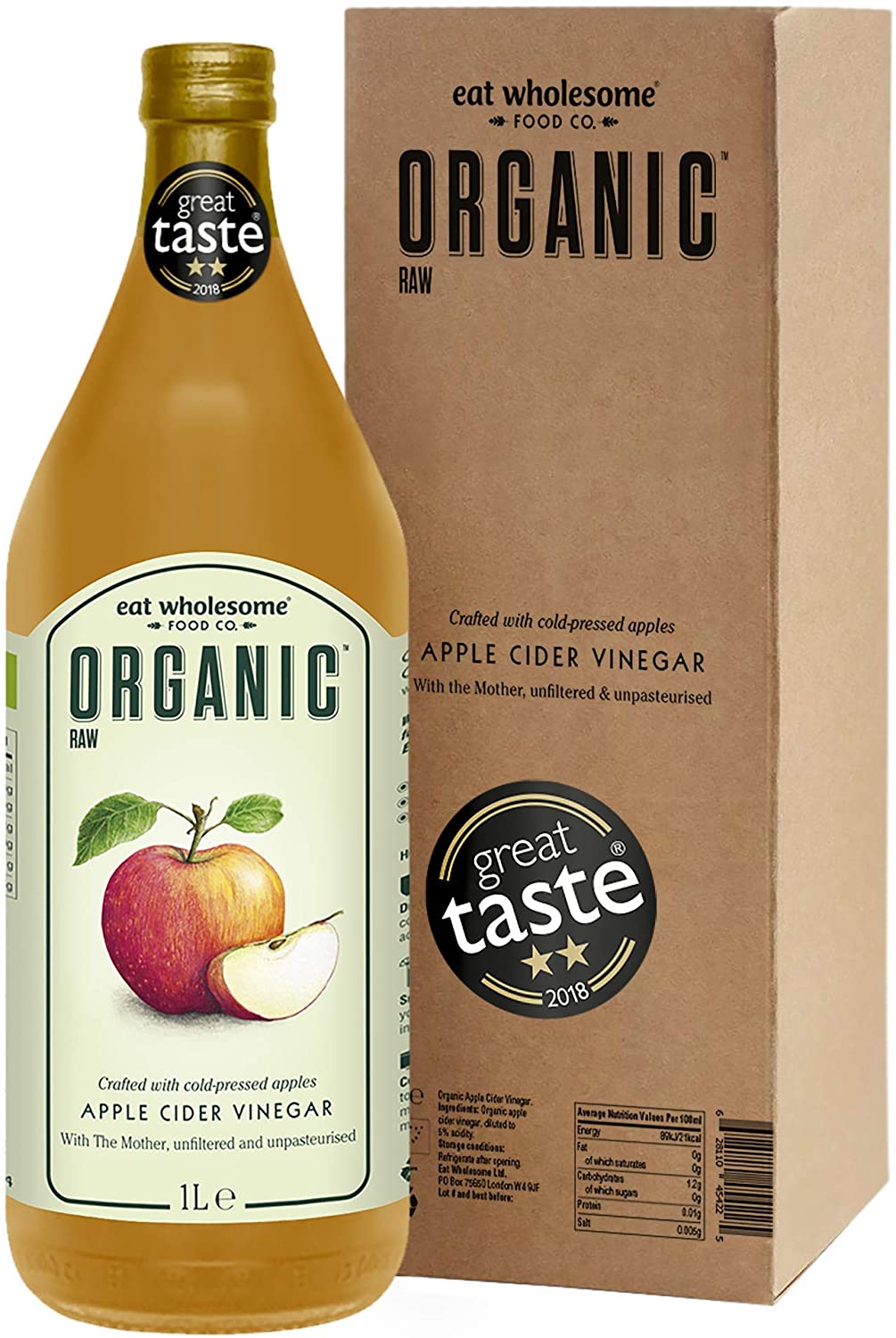 Organic Raw Apple Cider Vinegar With The Mother 1