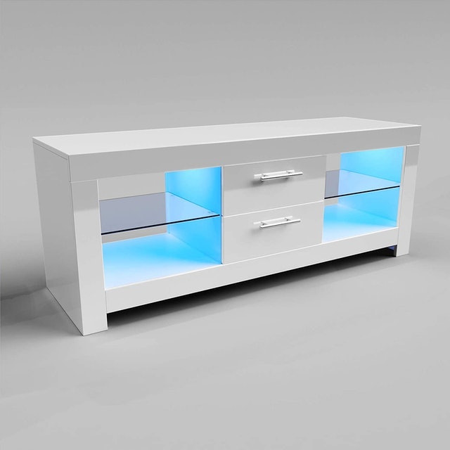 LED TV Cabinet With Ambient Lights 2