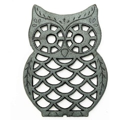 Owl Shaped Cast Iron Trivet