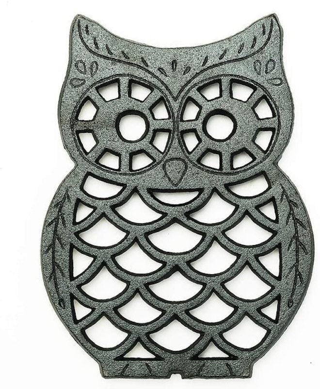 Owl Shaped Cast Iron Trivet 1
