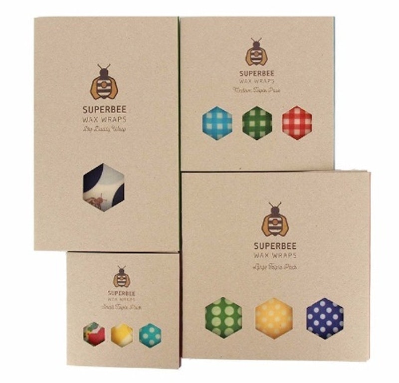 10. SuperBee Wax Wraps Set of Reusable Beeswax Wraps 1