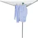 JVL 30M 3 Arm Steel Rotary Clothes Airer 1