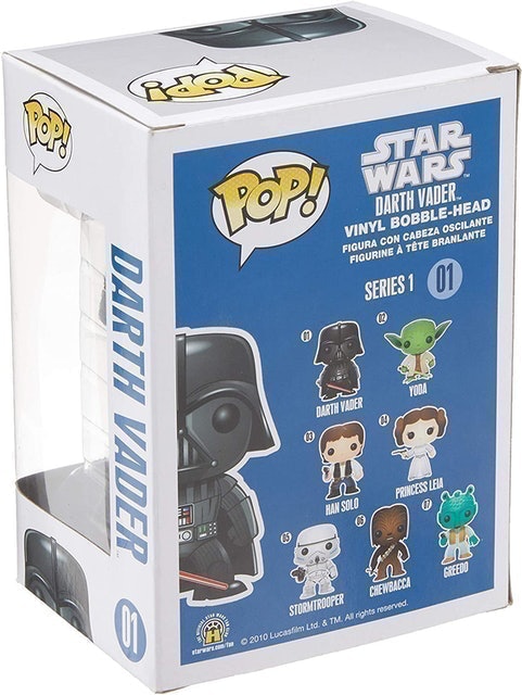 POP: Star Wars Darth Vader Bobble Head Vinyl Figure 3
