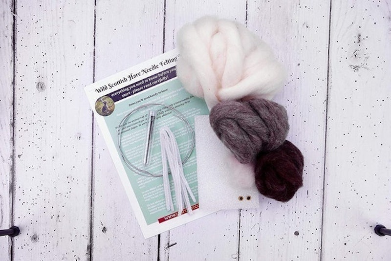 Wild Scottish Hare Needle Felting Kit 3