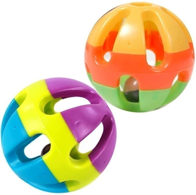 Colourful Pet Ball Toys With Bell Sound 1