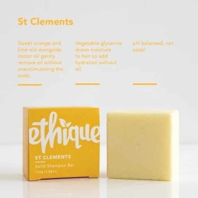 Eco-Friendly St Clements Solid Shampoo Bar  2